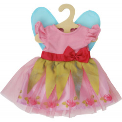 Puppenkleid ''Prinzessin Lillifee'' mit pinker Schleife, Gr. 35 45 cm
