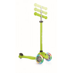 GLOBBER PRIMO LIGHTS lime grün, mit Leuchtrollen