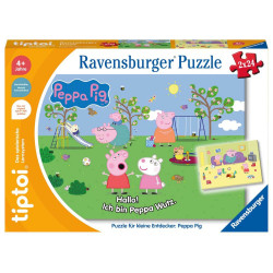 Ravensburger 163 tiptoi® Puzzle für kleine Entdecker: Peppa Pig