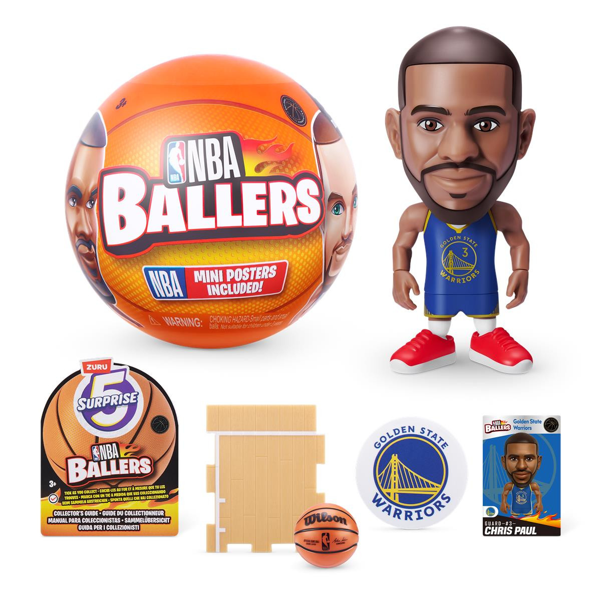 5 Surprise NBA Ballers by ZURU Surprise Unboxing Basketball