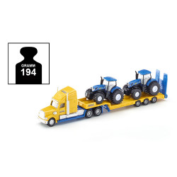 SIKU Farmer - LKW mit New Holland Traktoren