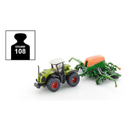 SIKU Traktor mit Sämaschine