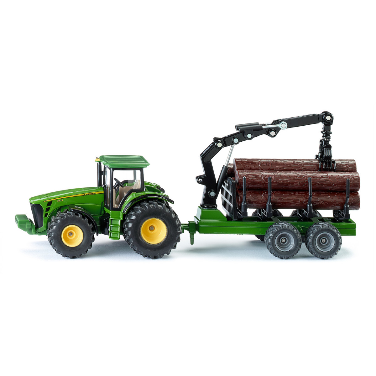 SIKU Farmer - Traktor mit Forstanhänger
