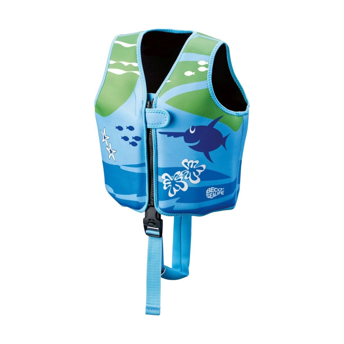 SEALIFE Schwimmweste blau grün Größe S