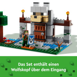 LEGO® Minecraft™ 21261 Die Wolfsfestung