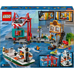 LEGO® City 60422 Hafen mit Frachtschiff