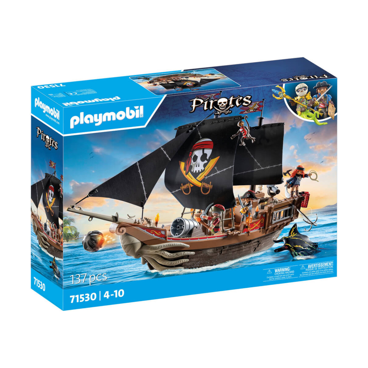 PLAYMOBIL 71530 Großes Piratenschiff