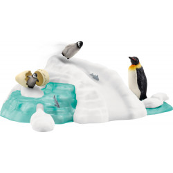 schleich®  WILD LIFE 42661 Pinguin Familienspaß