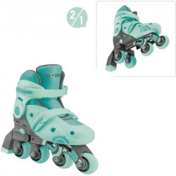 GLOBBER Skates 2in1 mint, Gr. 30-33