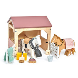 Tenderleaftoys   Pferdestall für Puppenhaus