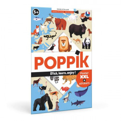 Poppik - Sticker Lernposter Tier