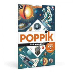 Poppik - Sticker Lernposter Astr