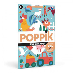 Poppik - Sticker Lernposter Baue
