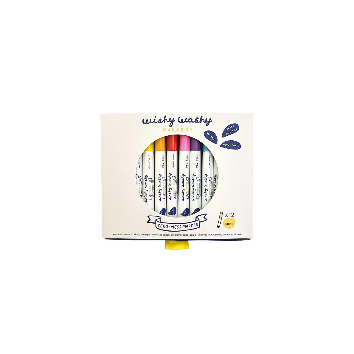 12 Wishy Washy Malstifte Mini bunt