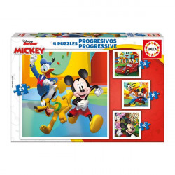 Mickeys Freunde 73 Teile 4in1 Puzzle