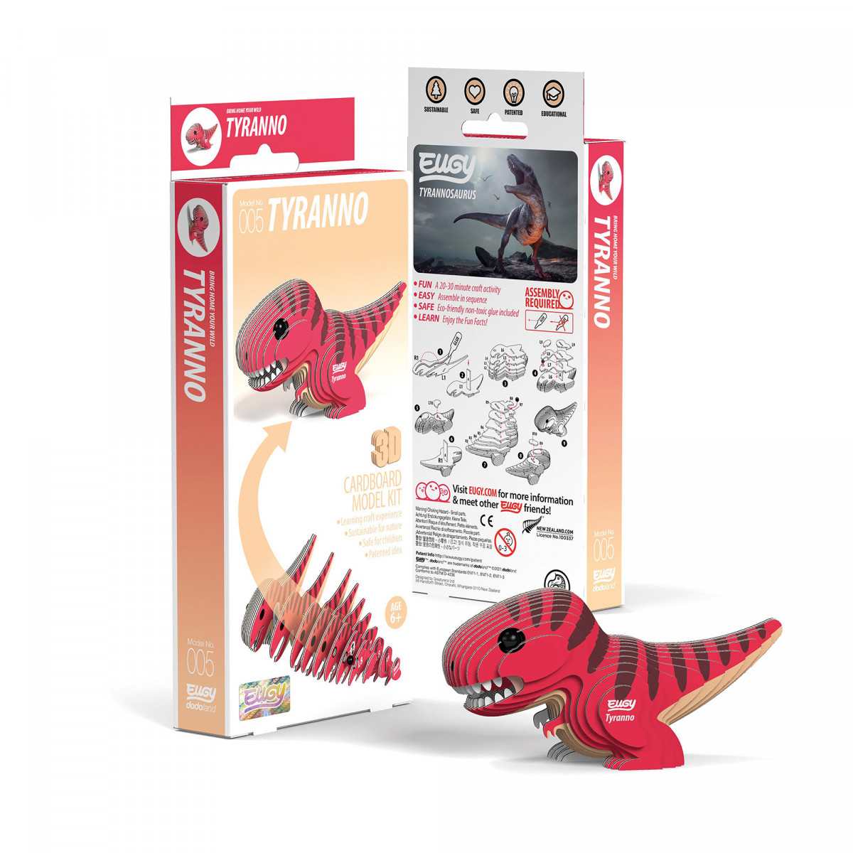 Eugy - 3D Bastelset Tyrannosauru