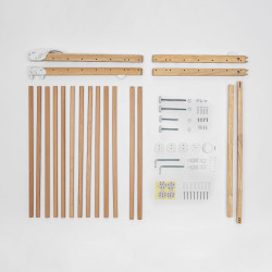 Klemm  und Schraubgitter, Baukasten, natur