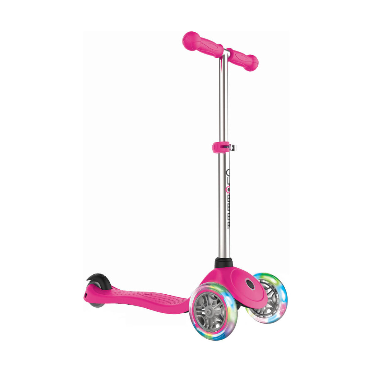GLOBBER PRIMO LIGHTS neon pink, mit Leuchtrollen