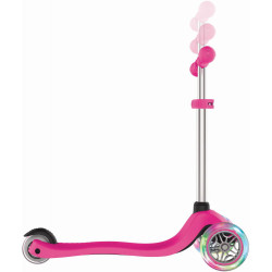 GLOBBER PRIMO LIGHTS neon pink, mit Leuchtrollen