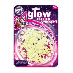 Brainstorm: Glow Glitter Stars   Einhörner