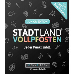 STADT LAND VOLLPFOSTEN: Das Kartenspiel – Junior Edition