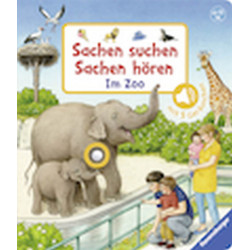 Ravensburger 43803 Sachen suchen, Sachen hören: Im Zoo Pappbilderbuch über 10 Eur