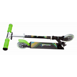 muuwmi Aluminium Scooter Neon 125 mm, mit Leuchtrollen