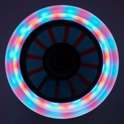 muuwmi Aluminium Scooter Neon 125 mm, mit Leuchtrollen