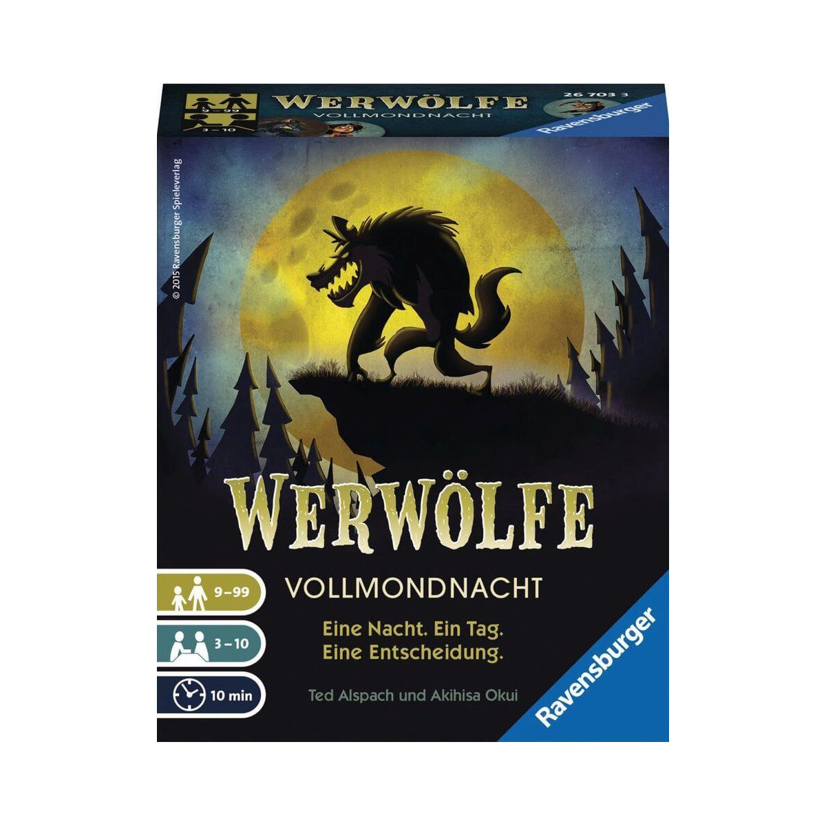Ravensburger 26703 Werwölfe Vollmondnacht Ravensburger® Kartenspiele