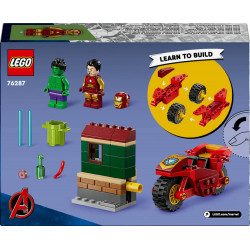 LEGO® Marvel Super Heroes™ 76287 Iron Man mit Bike und der Hulk