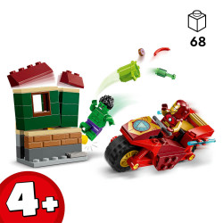 LEGO® Marvel Super Heroes™ 76287 Iron Man mit Bike und der Hulk