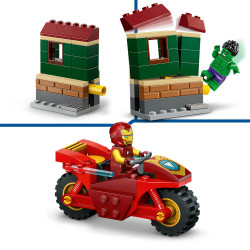 LEGO® Marvel Super Heroes™ 76287 Iron Man mit Bike und der Hulk