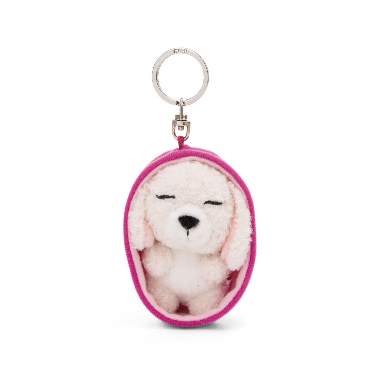 Schlüsselanhänger Sleeping Pets Weißer Pudel NICI GREEN