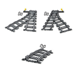 thumb-alternative:LEGO® City 60238 Weichen, 8 Teile
