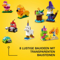 LEGO® Classic 11013 Kreativ Bauset mit durchsichtigen Steinen