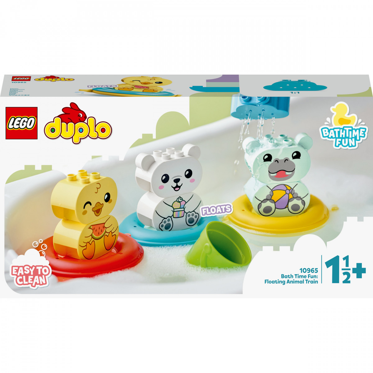 LEGO® DUPLO 10965 Badewannenspaß: Schwimmender Tierzug