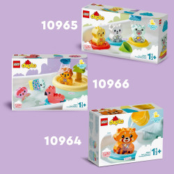 LEGO® DUPLO 10966 Badewannenspaß: Schwimmende Tierinsel