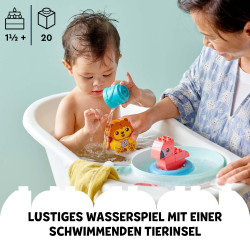 LEGO® DUPLO 10966 Badewannenspaß: Schwimmende Tierinsel