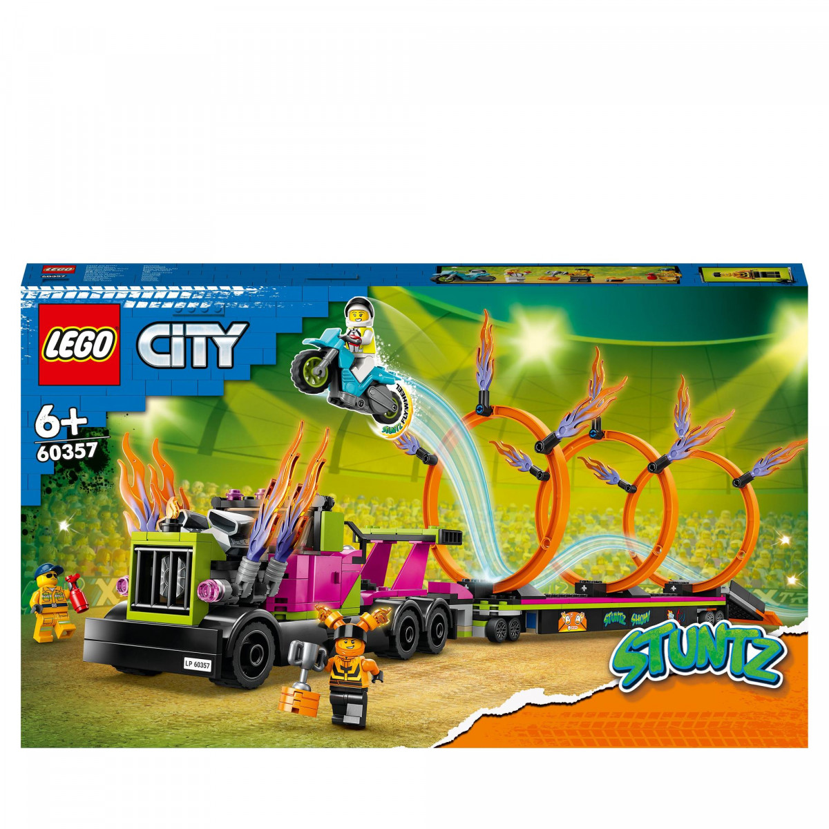 LEGO® City 60357 Stunttruck mit Feuerreifen Challenge