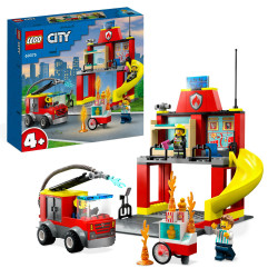 LEGO City 60375 Feuerwehrstation und Löschauto