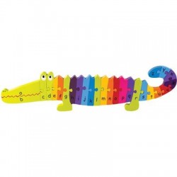 Orange Tree Toys   Holzspielzeug   ABC Puzzle Krokodil