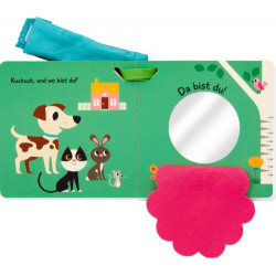 Mein Filz Fühlbuch f.d.Buggy: Kuckuck, kl. Hund! (Fühl.&be.)