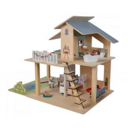 thumb-alternative:Puppenhaus mit Möbeln