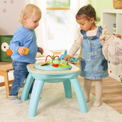 2 in 1 Interaktiver Spieltisch mit Holzplatte