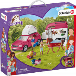 schleich® 42535 Horse Club Abenteuer mit Auto und Pferdeanhänger