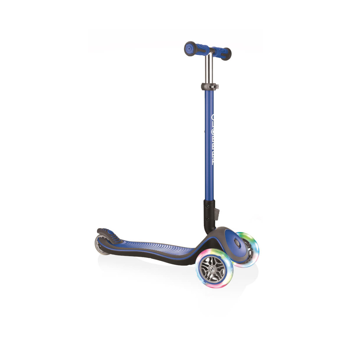 GLOBBER ELITE DELUXE LIGHTS dunkelblau, mit Leuchtrollen