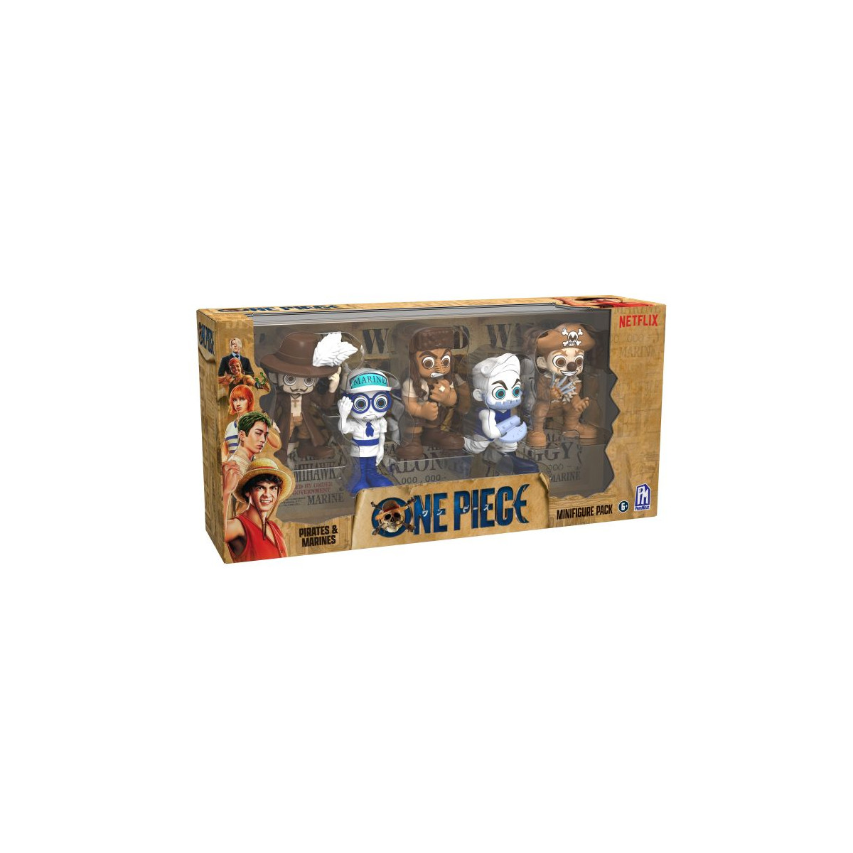 ONE PIECE 5ER-PACK PIRATES & MARINES