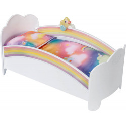 BABY born Regenbogen Bett