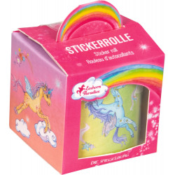 Stickerrolle   Einhorn Paradies