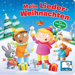 Mein Lieder Weihnachten   Liederbuch mit 6 integrierten Melodien   Soundbuch für Kinder ab 18 Monate